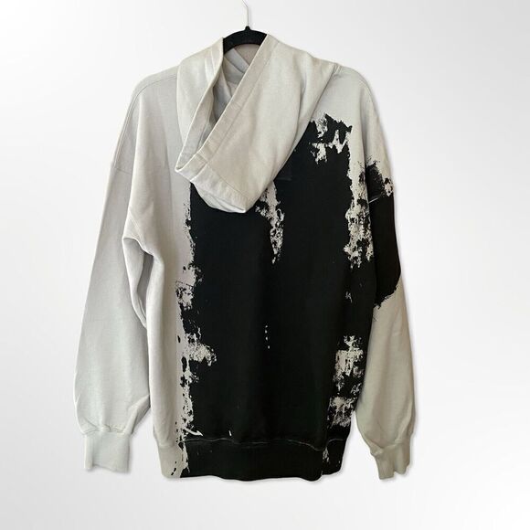 A Cold Wall Men's Paint Effect Brushstroke Black Hoodie Sweatshirt $400 NWT Sz M - Picture 8 of 14